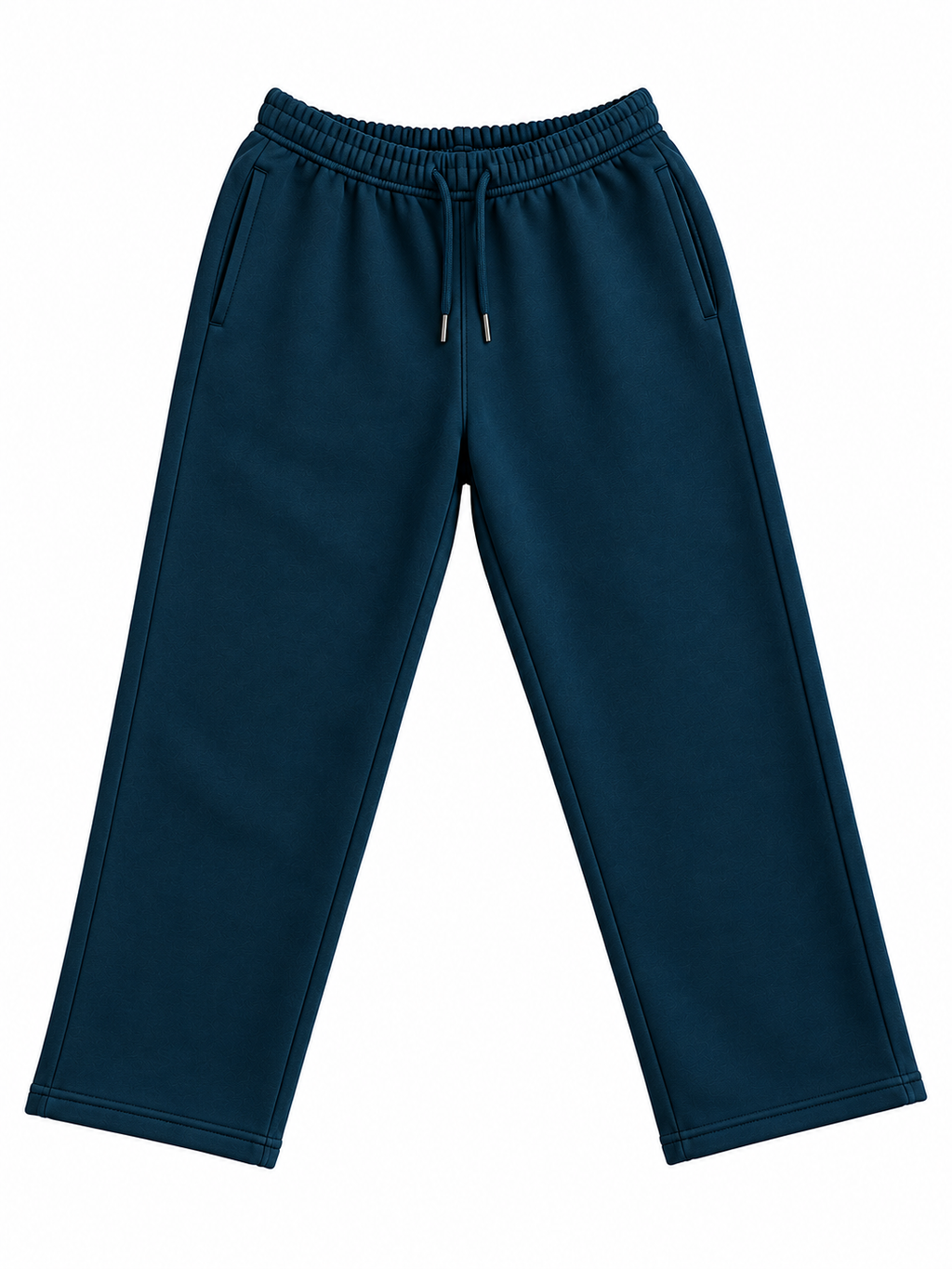 Pantalón Buzo Recto Azul Petroleo