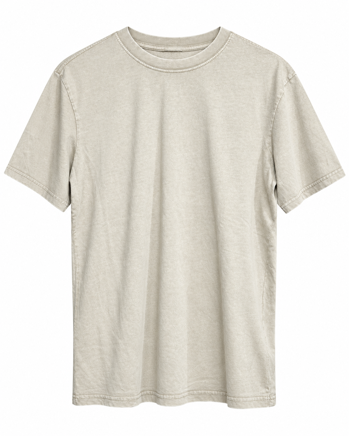 Polera Acid Wash Regular Fit Beige