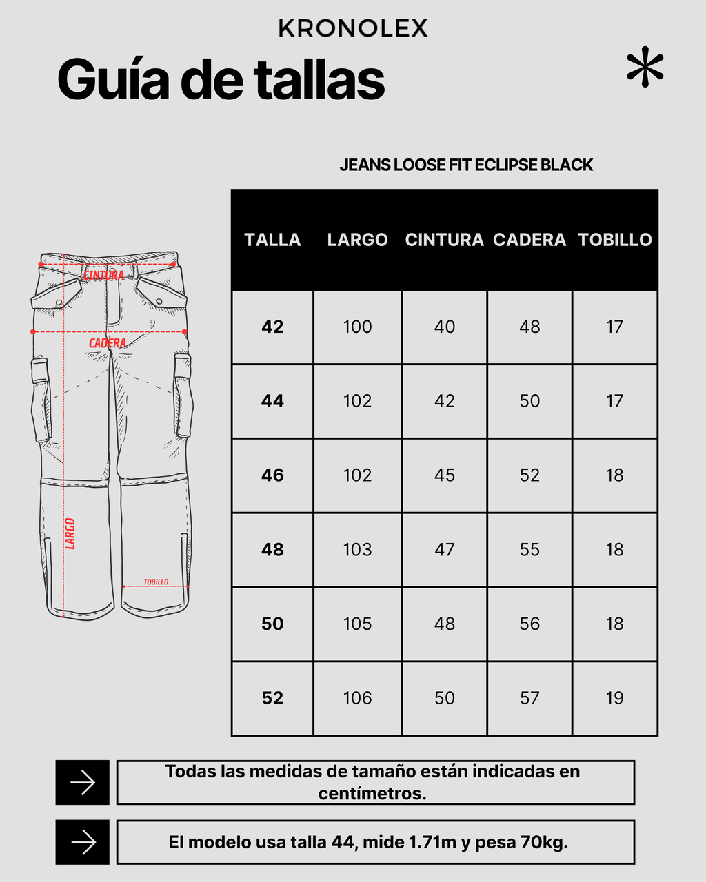 Jeans Loose Fit Eclipse Black