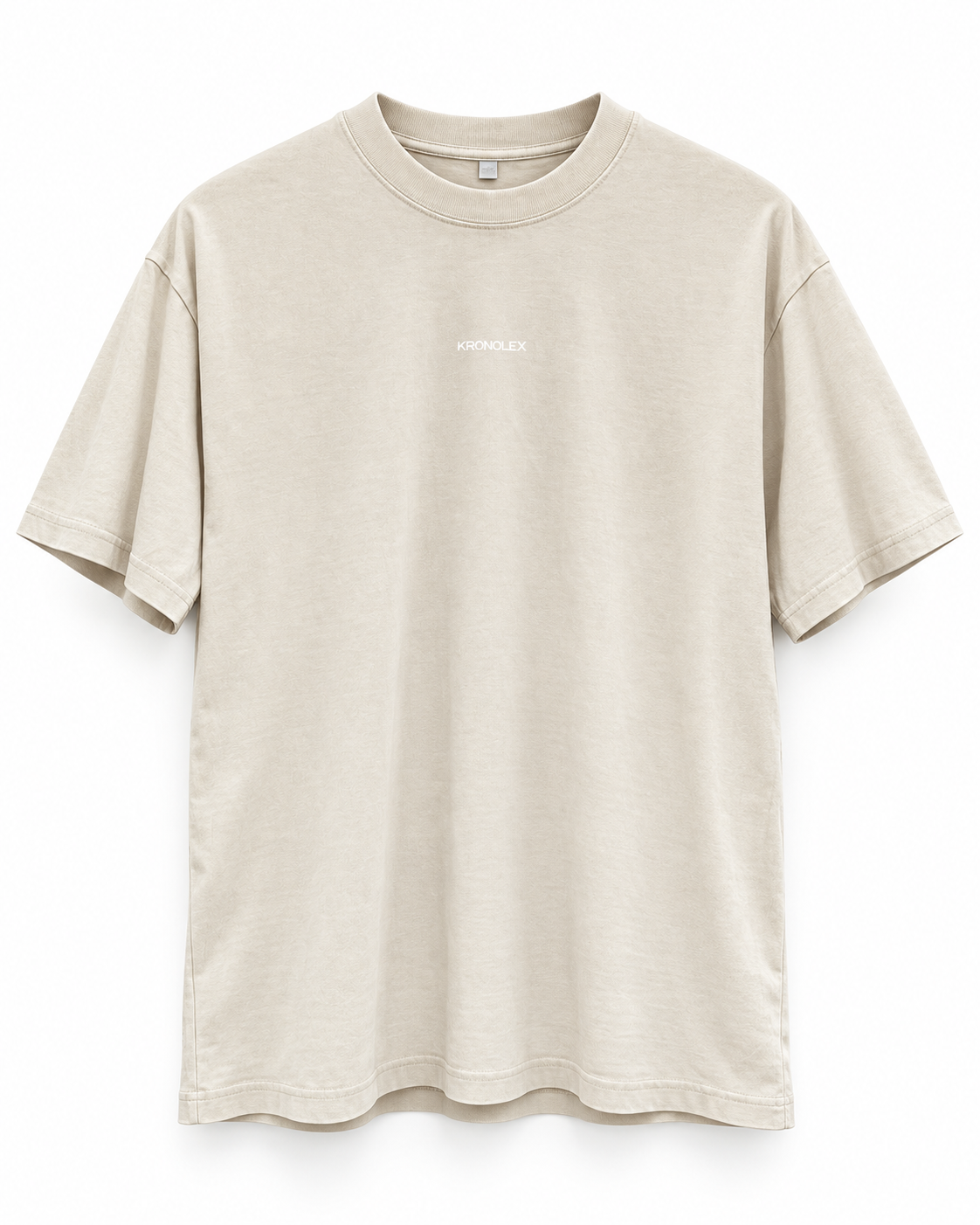 Polera Acid Wash Beige Oversize