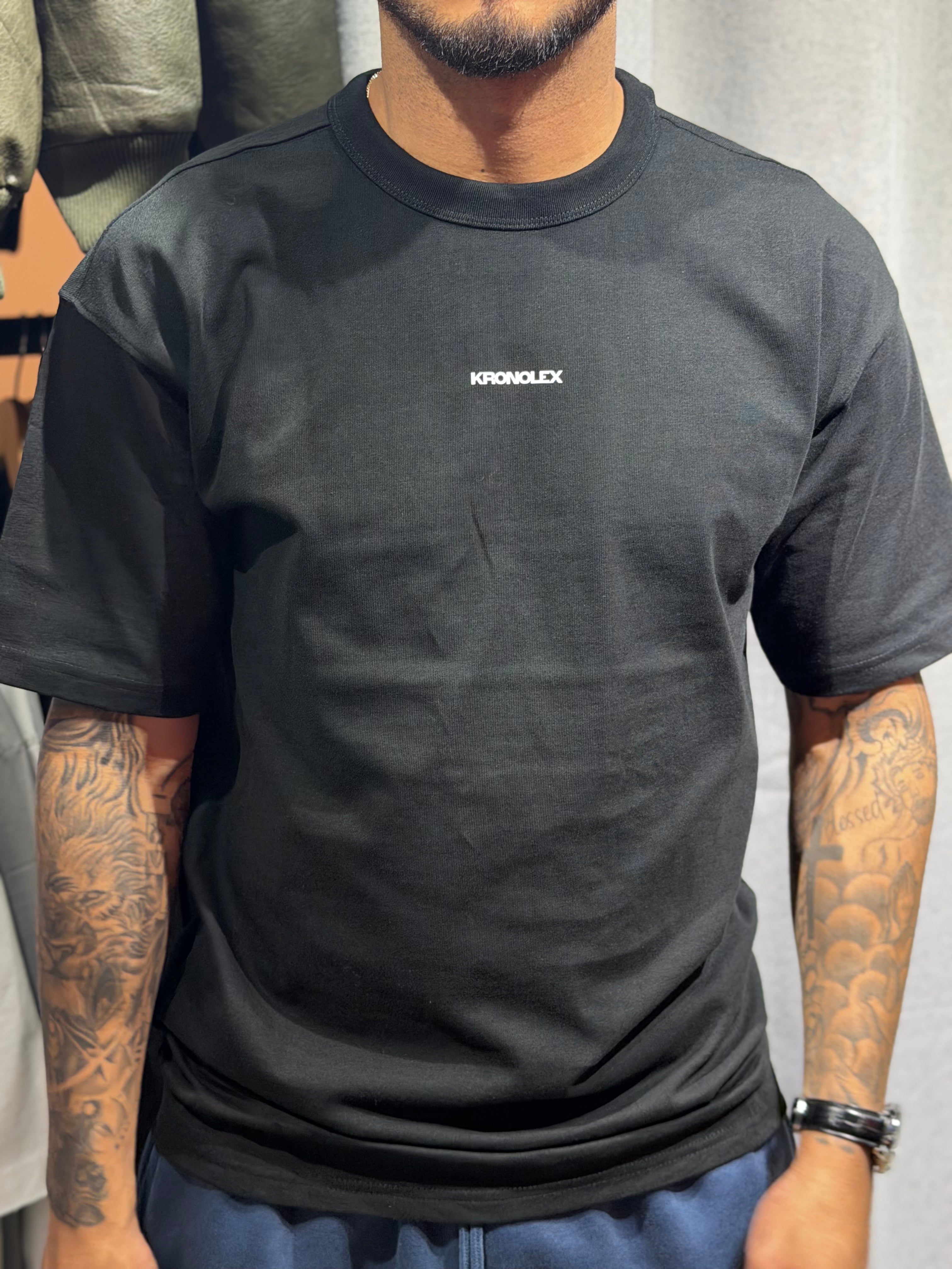 Polera Loose Fit Oversize - Negra