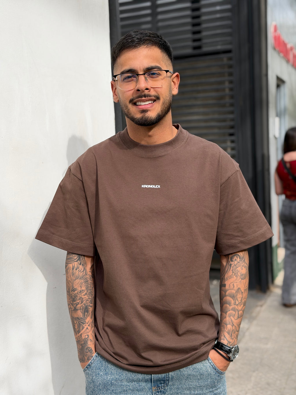 Polera Oversize Chocolate