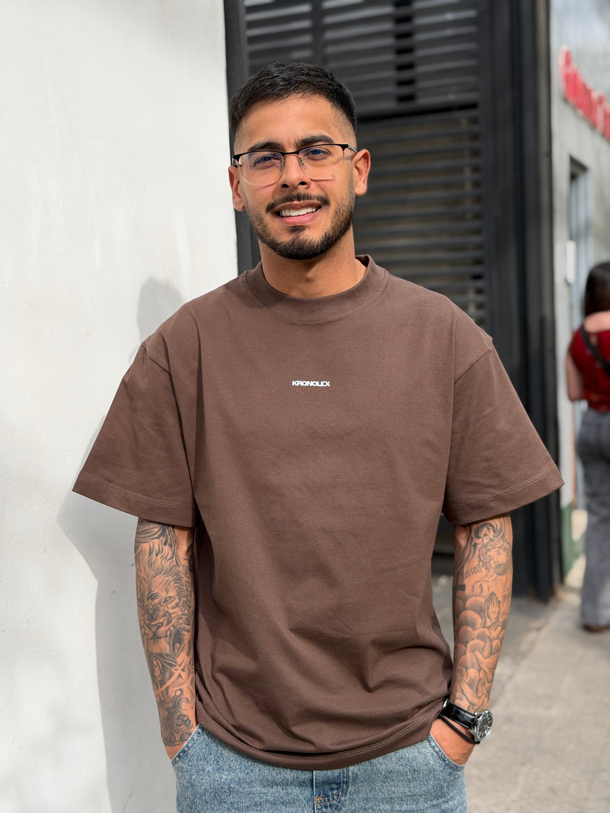 Polera Oversize Chocolate