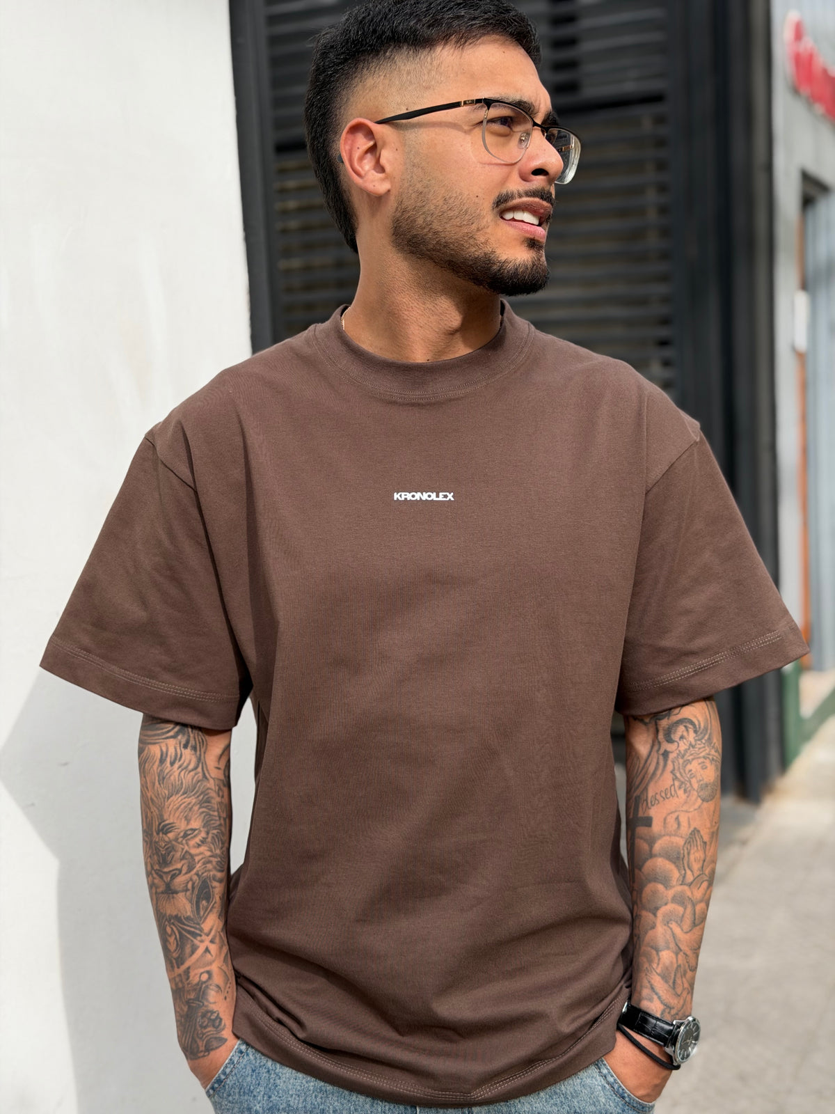 Polera Oversize Chocolate