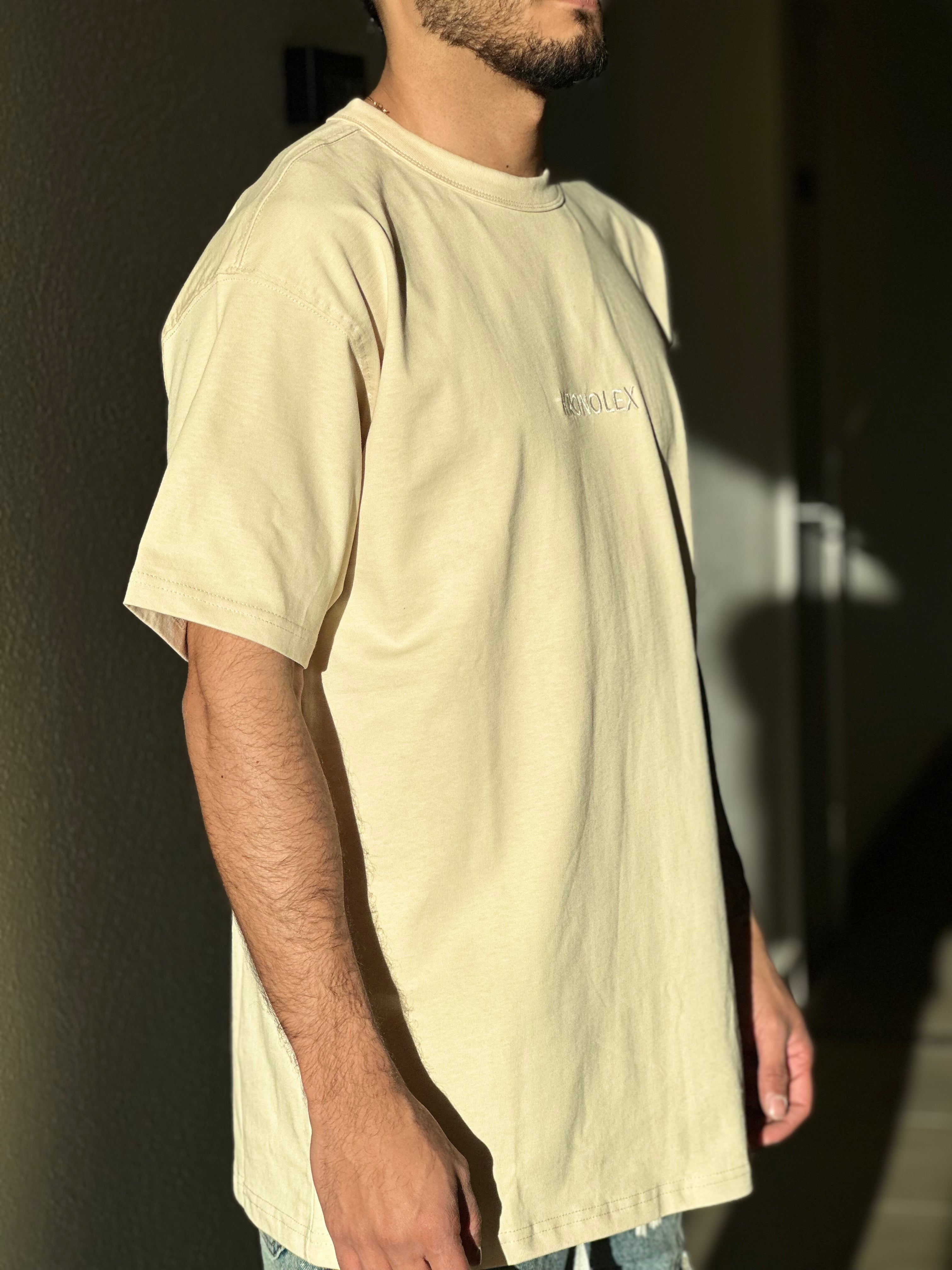 Polera Unisex Oversize (HEAVY WEIGHT) - Beige