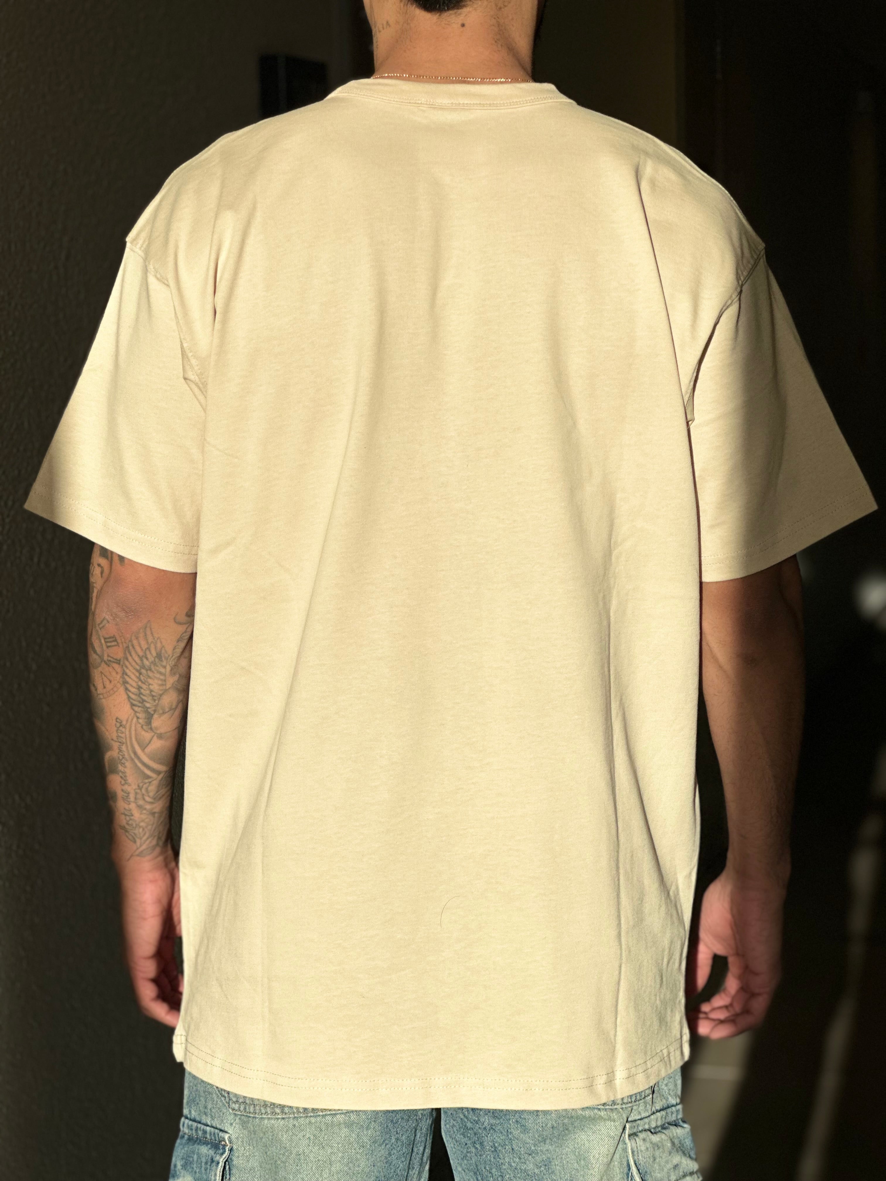 Polera Unisex Oversize (HEAVY WEIGHT) - Beige