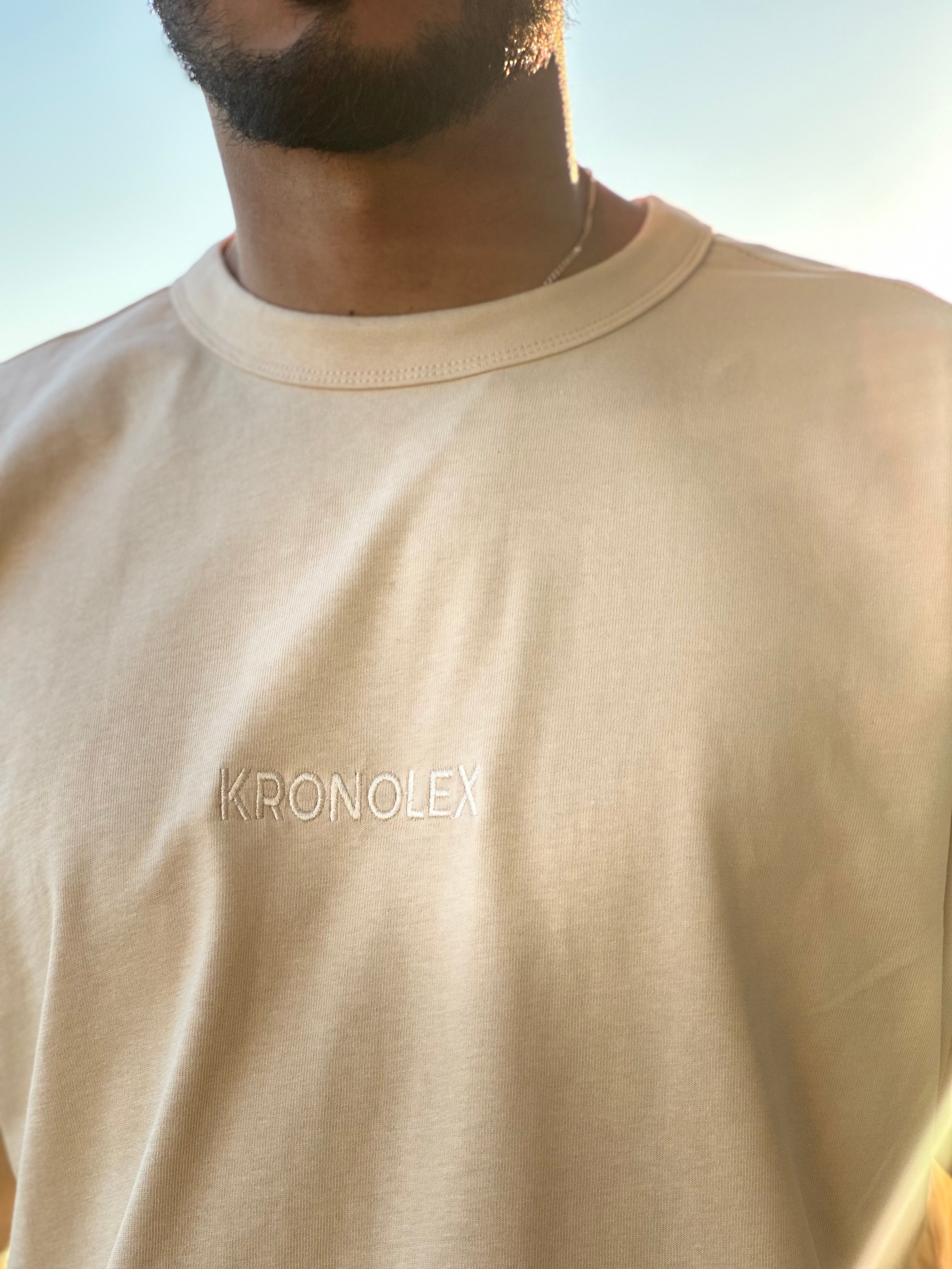 Polera Unisex Oversize (HEAVY WEIGHT) - Beige