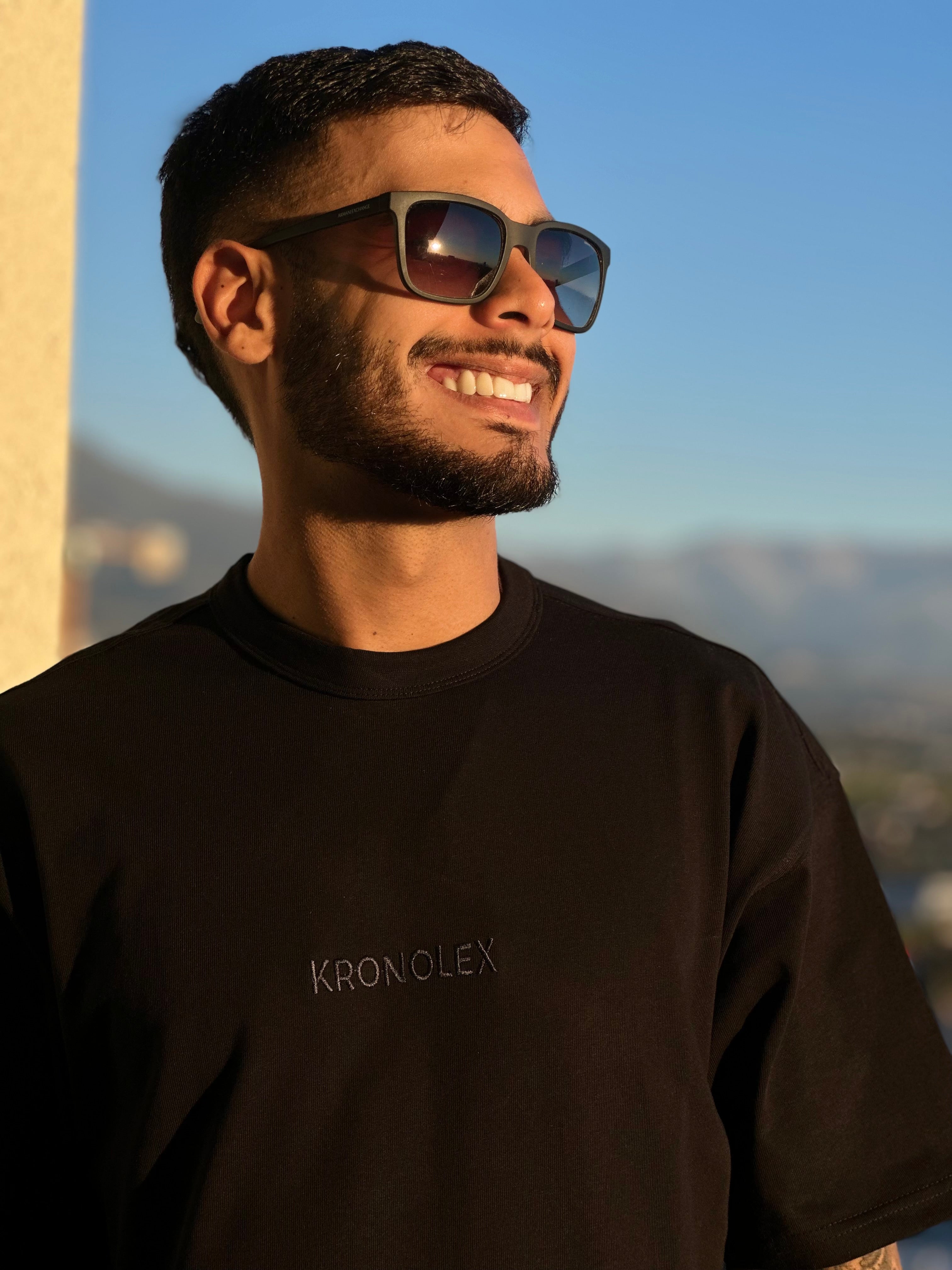 Polera Unisex Oversize (HEAVY WEIGHT) - Negro