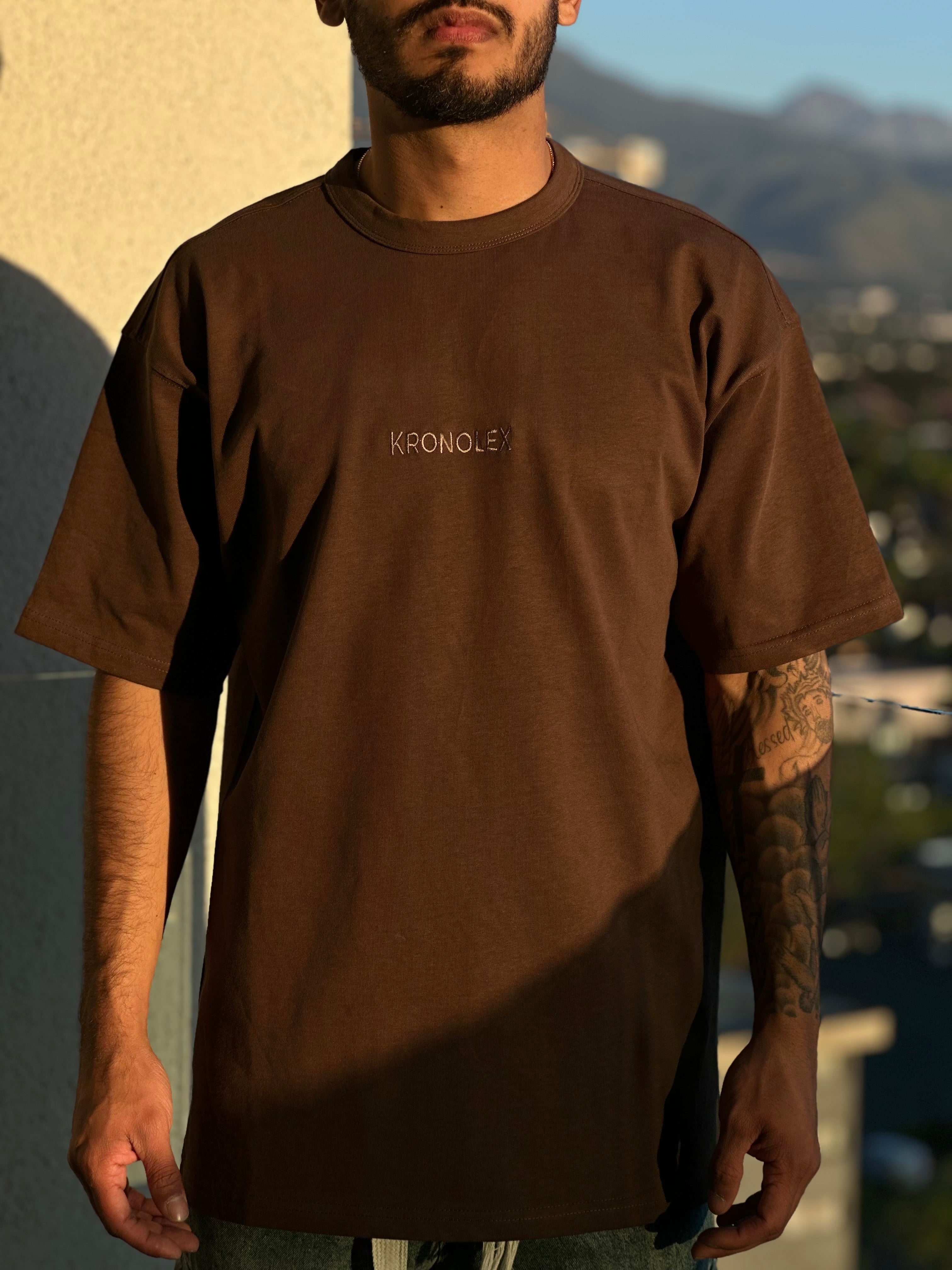 Polera Unisex Oversize (HEAVY WEIGHT) - Café