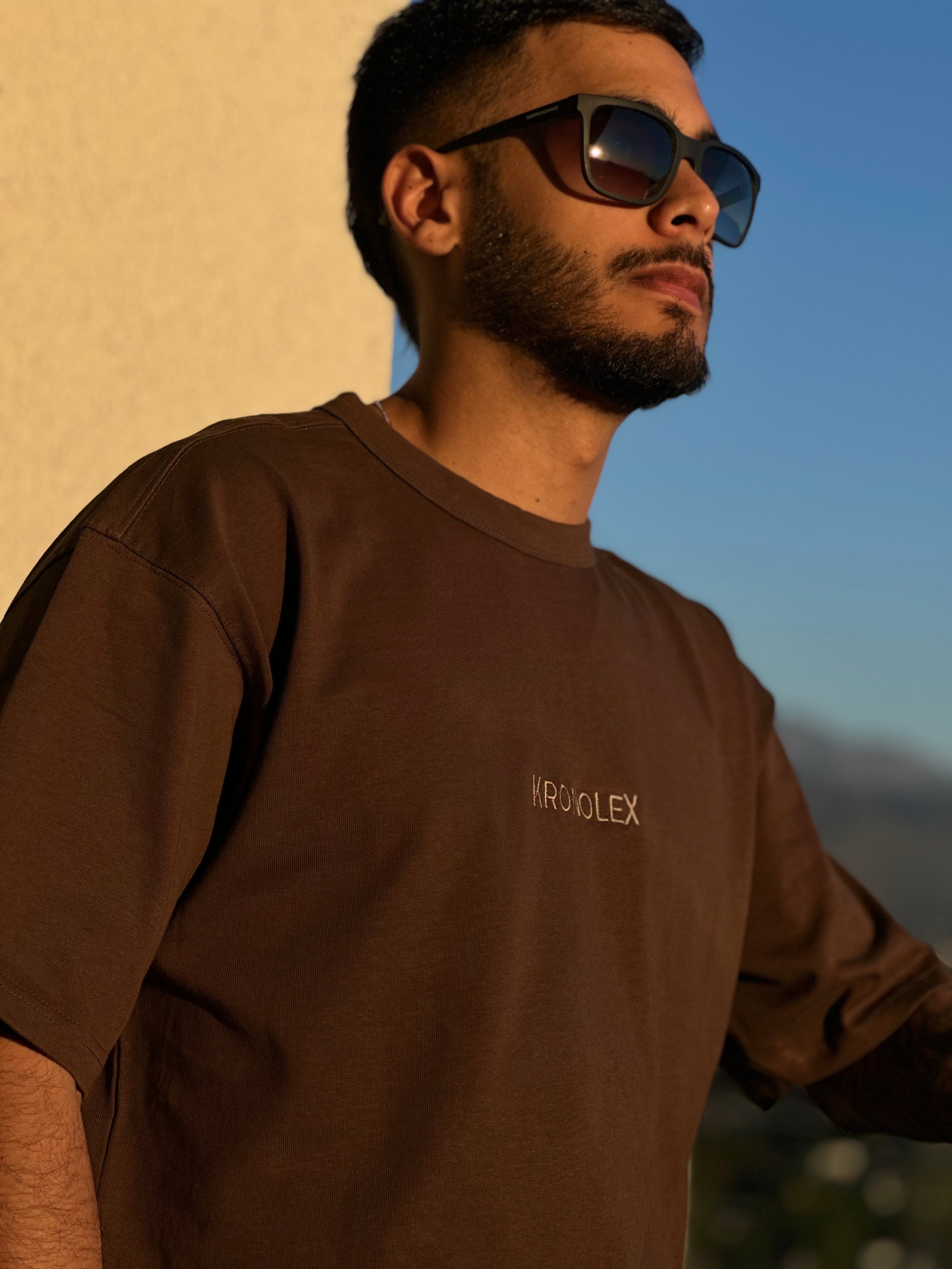 Polera Unisex Oversize (HEAVY WEIGHT) - Café