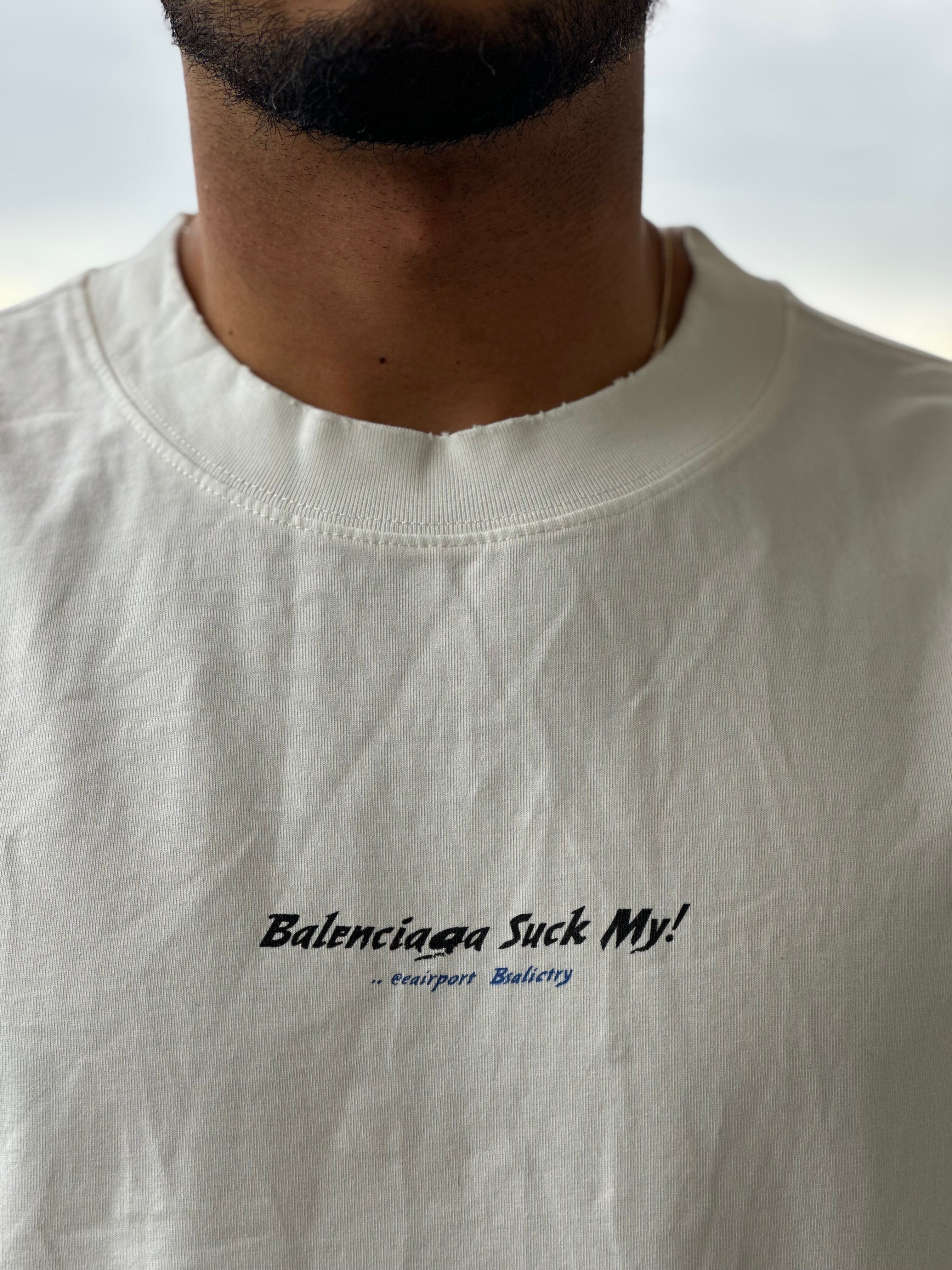 Polera “Balenciaga Suck My!” – Estilo Street Oversize