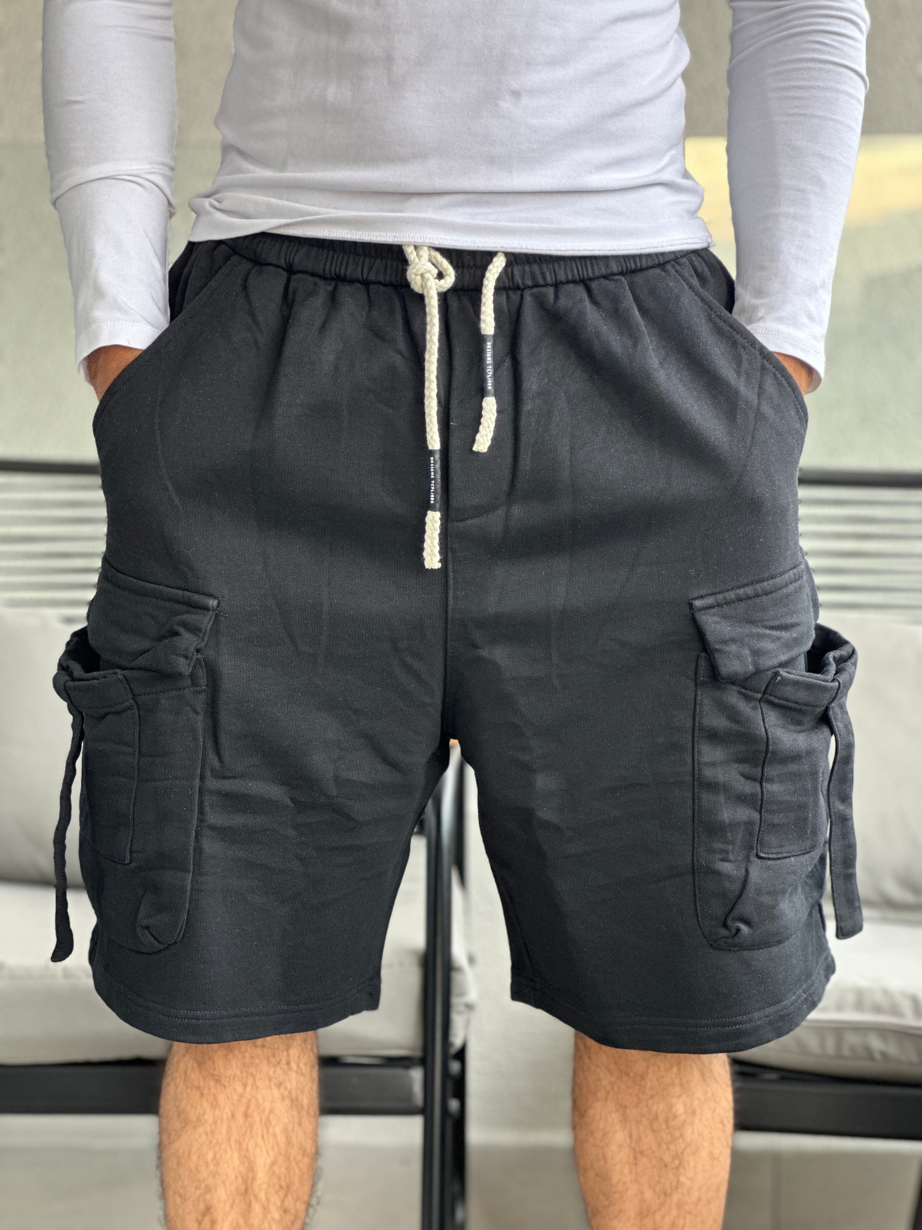 Shorts Cargo Troya negro
