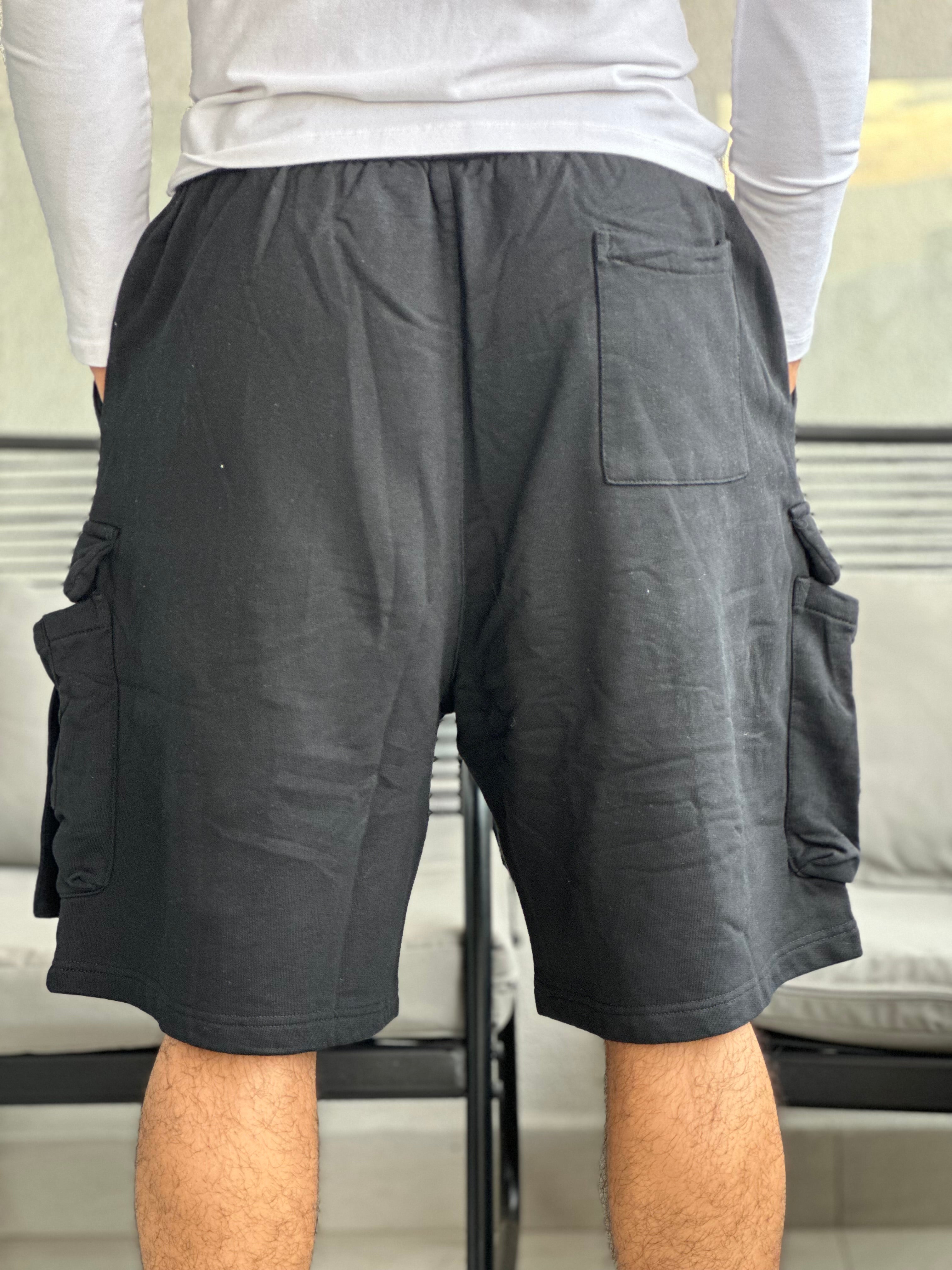 Shorts Cargo Troya negro