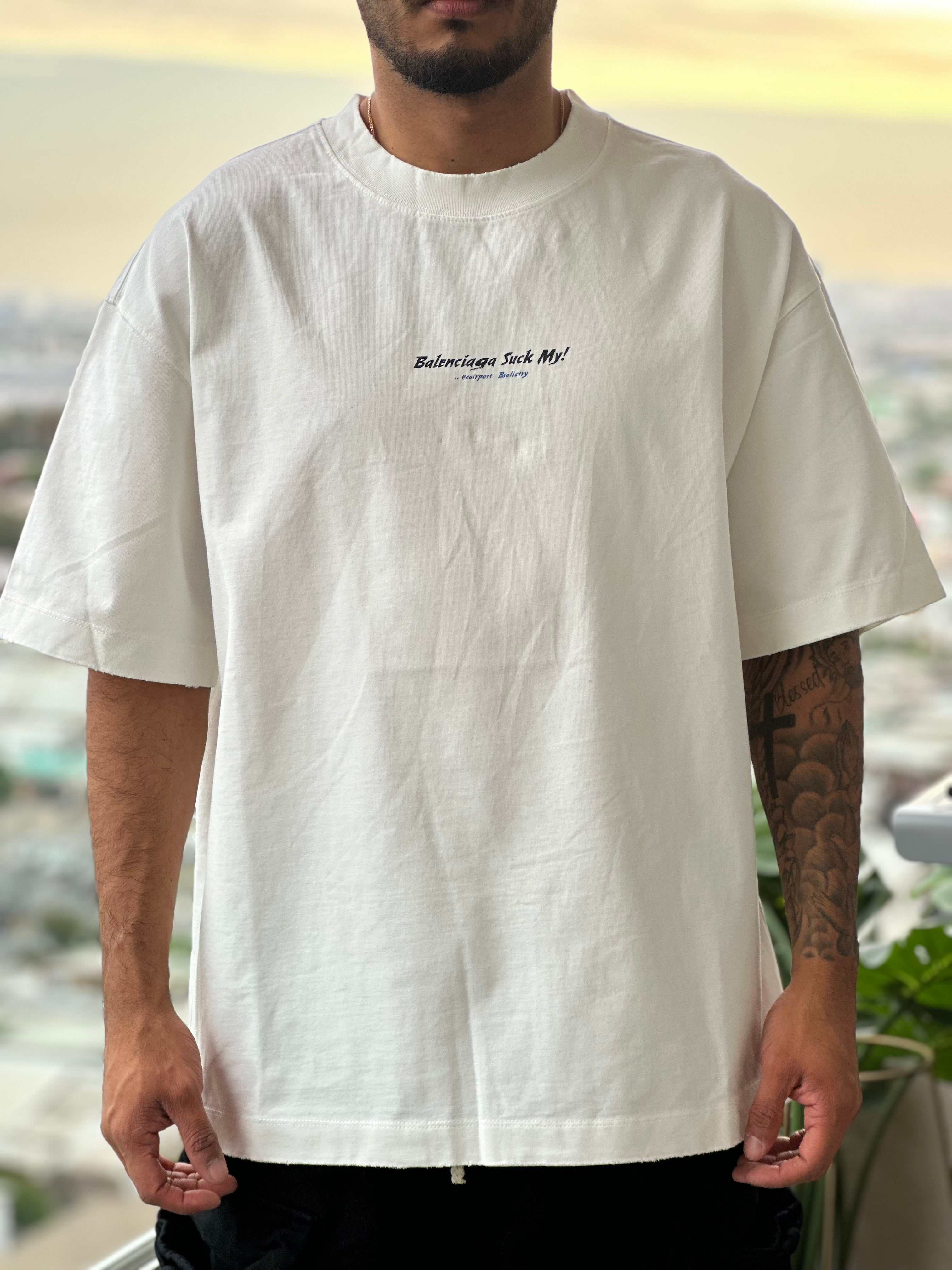 Polera “Balenciaga Suck My!” – Estilo Street Oversize