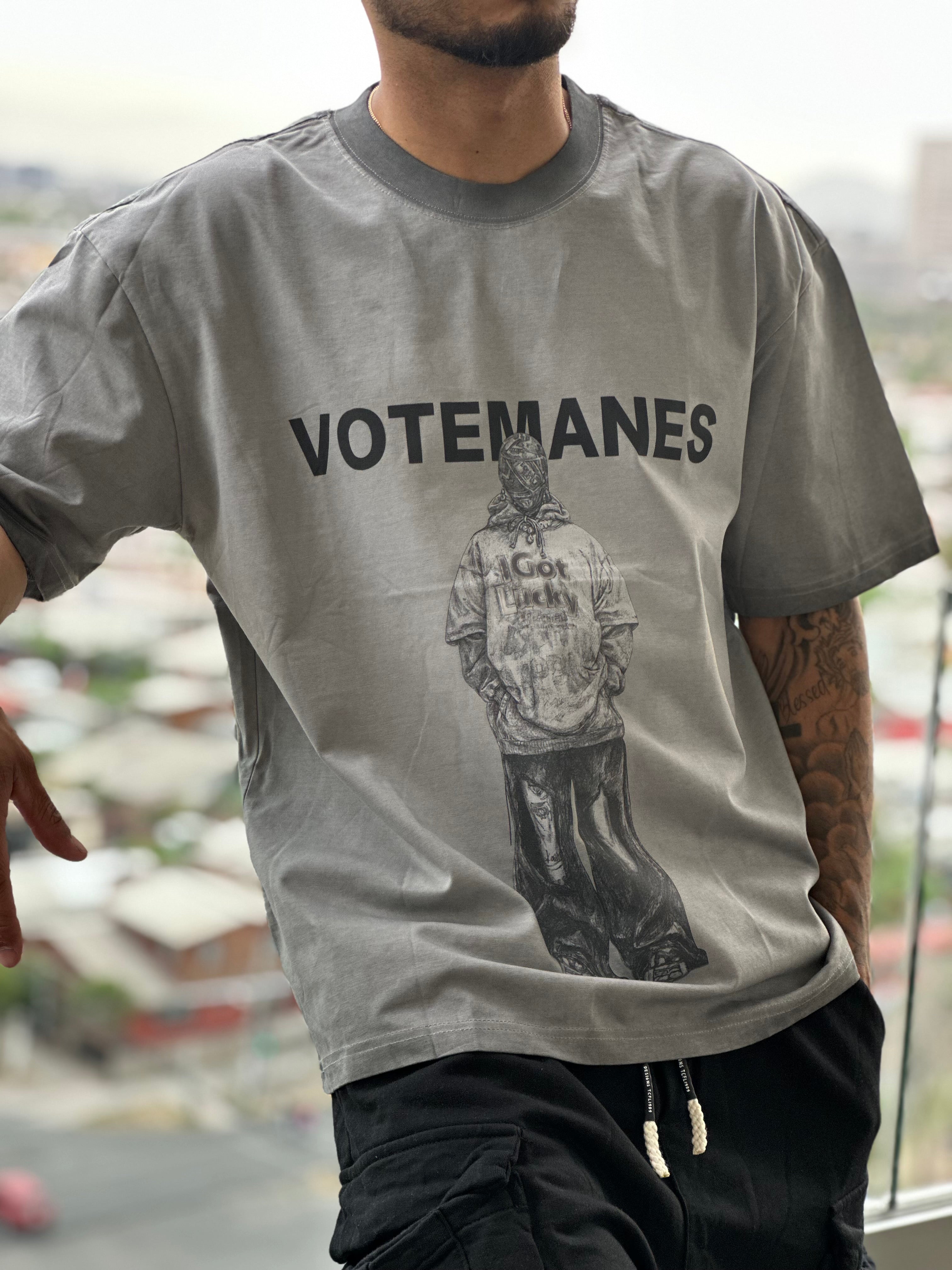 Polera Oversize “Votemanes”