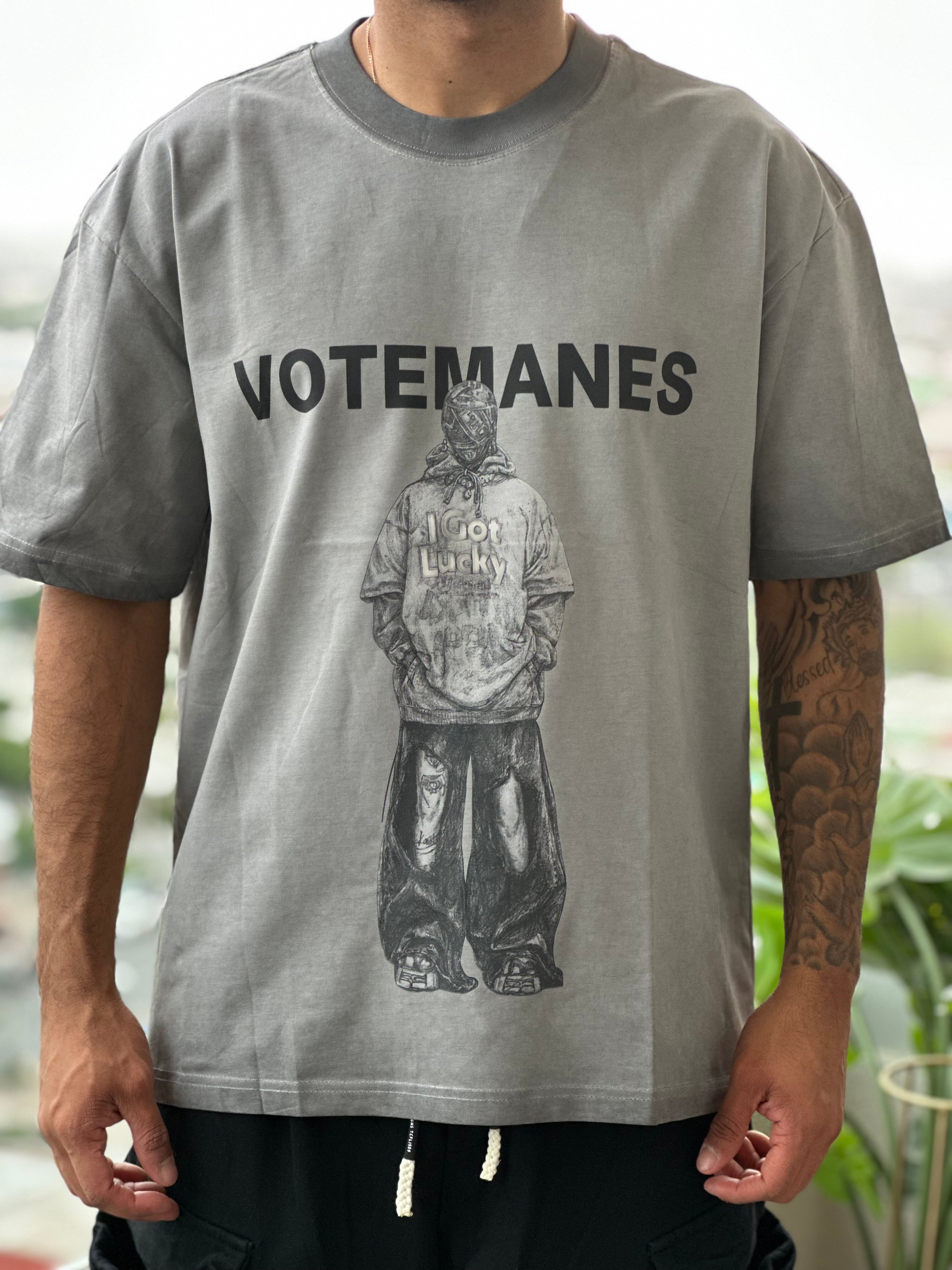 Polera Oversize “Votemanes”