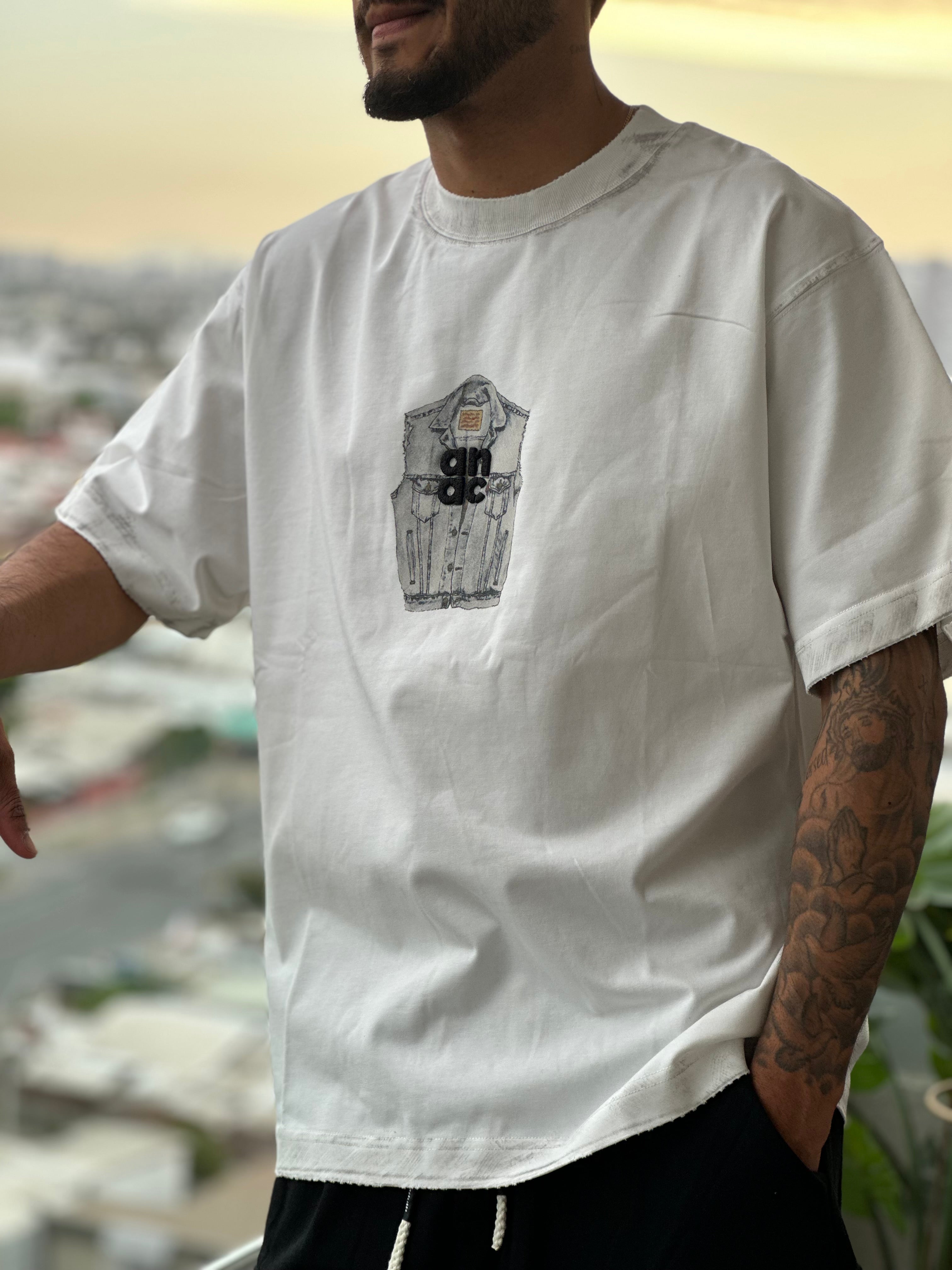 Polera Oversize “Denim Vest”