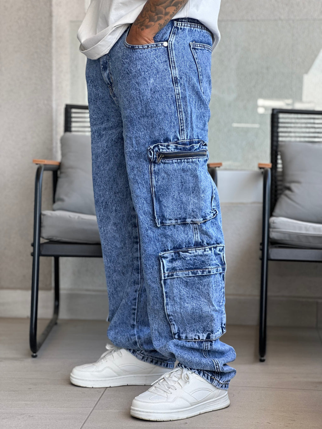 Jeans Cargo Loose Fit Venecia