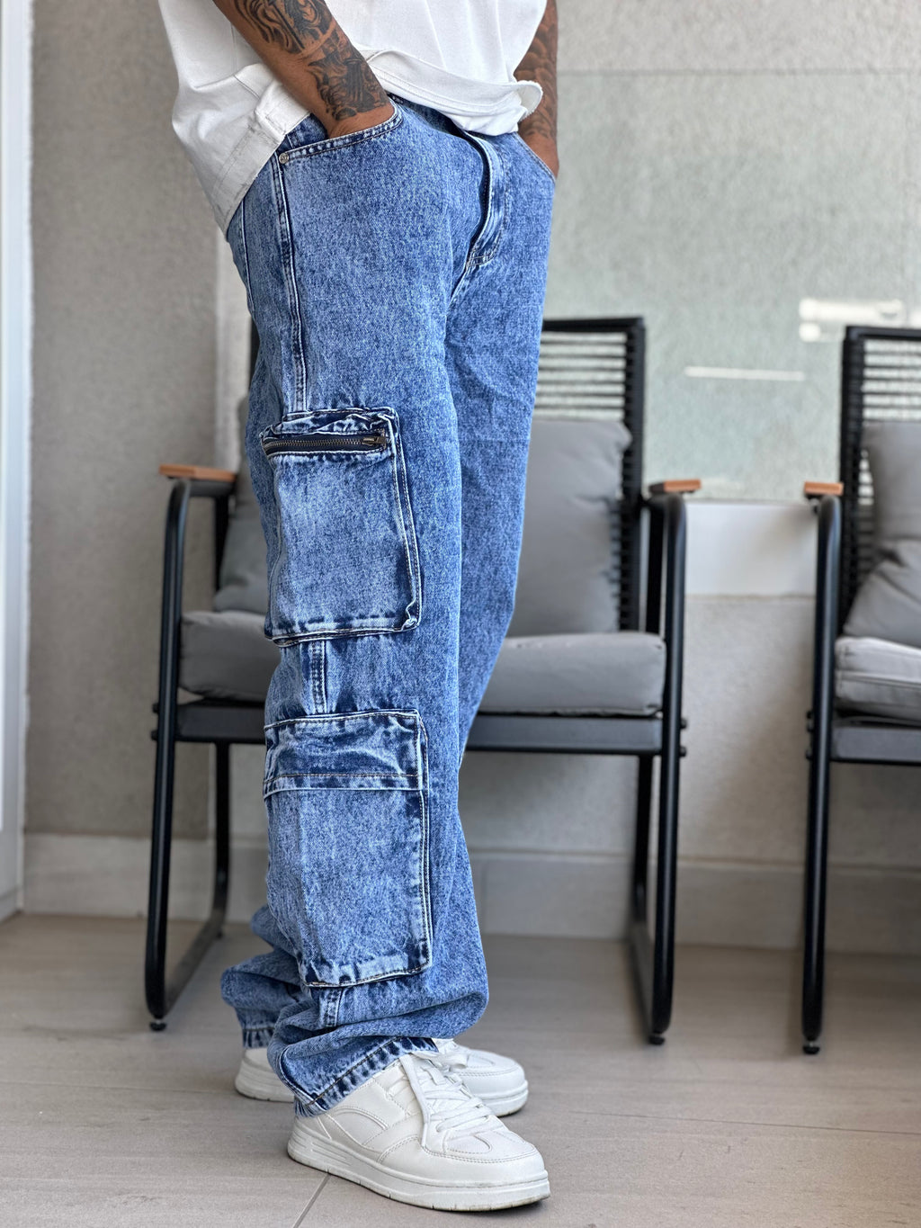 Jeans Cargo Loose Fit Venecia