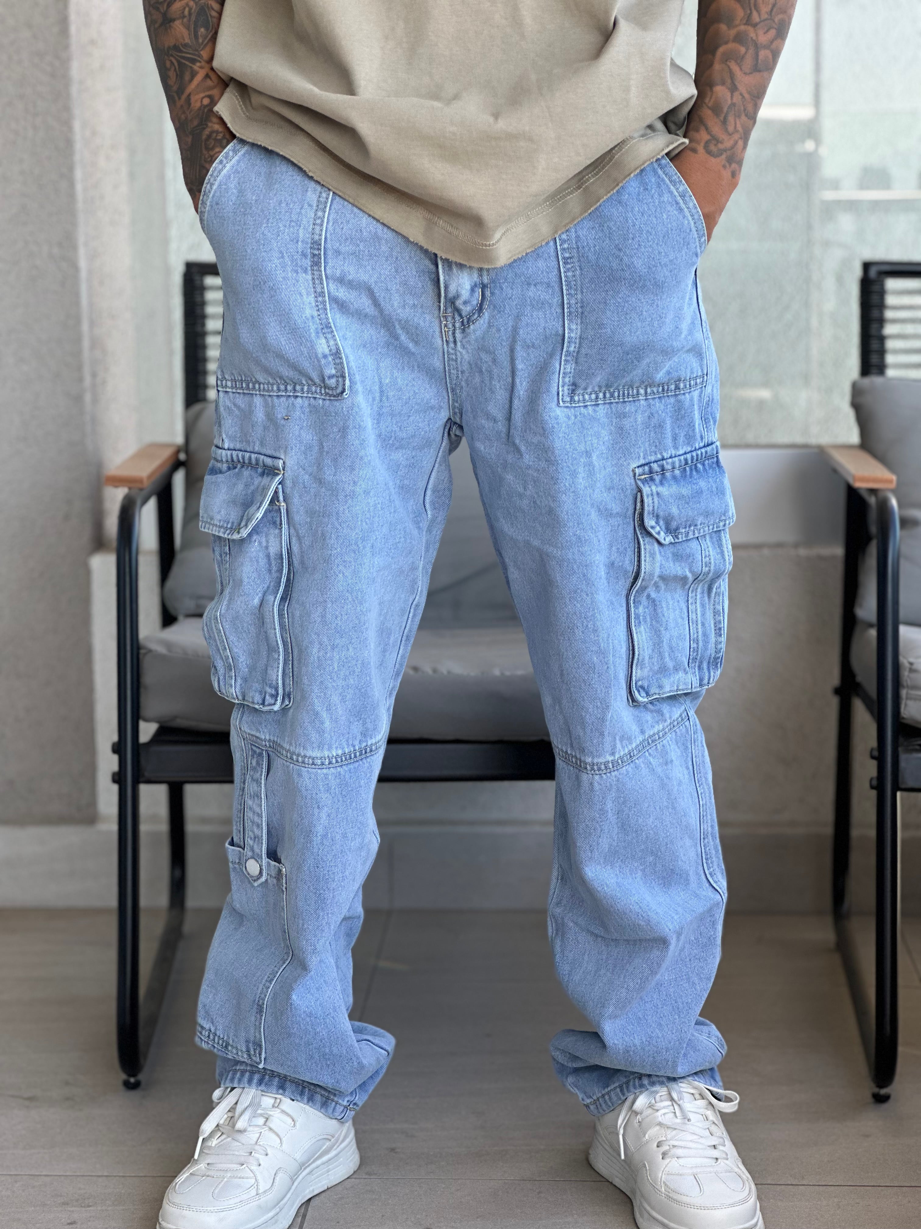 Jeans Cargo Loose Fit Niza