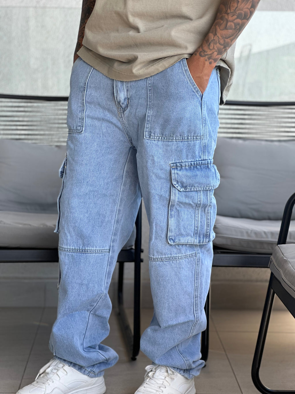 Jeans Cargo Loose Fit Niza