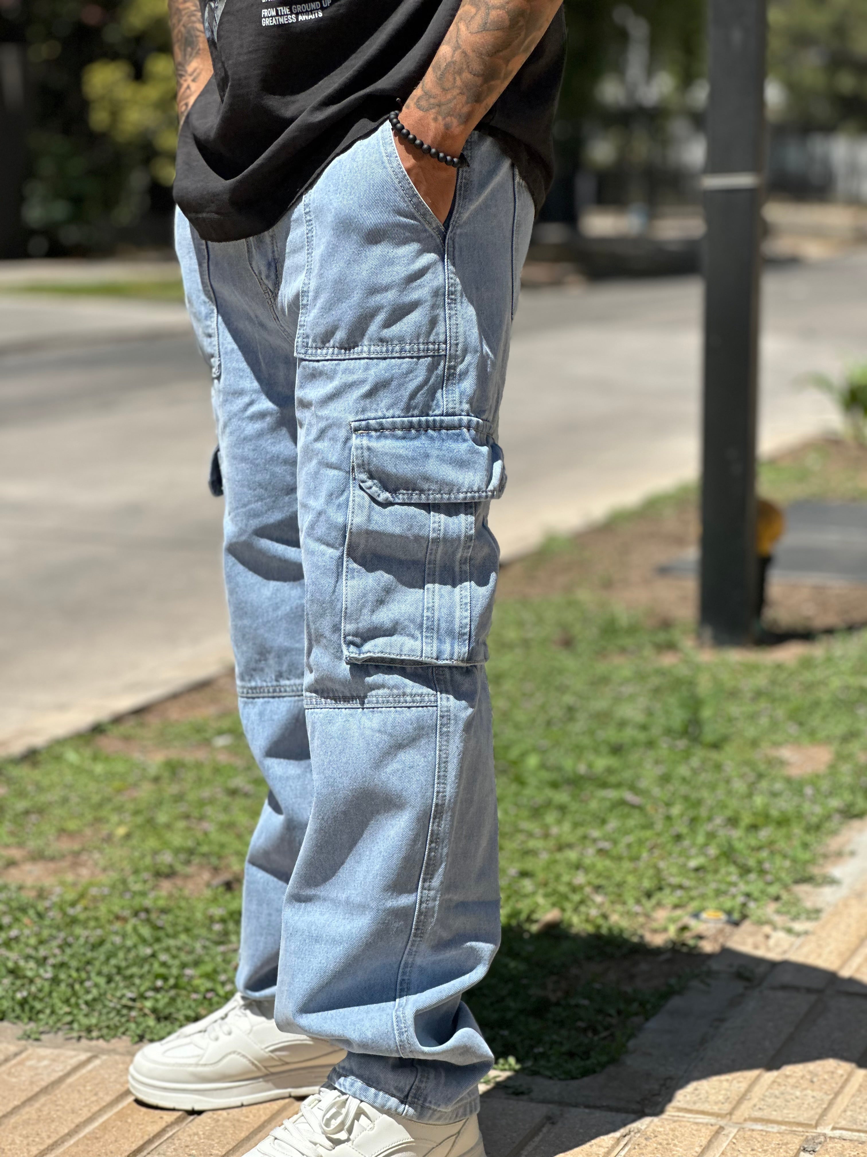 Jeans Cargo Loose Fit Niza