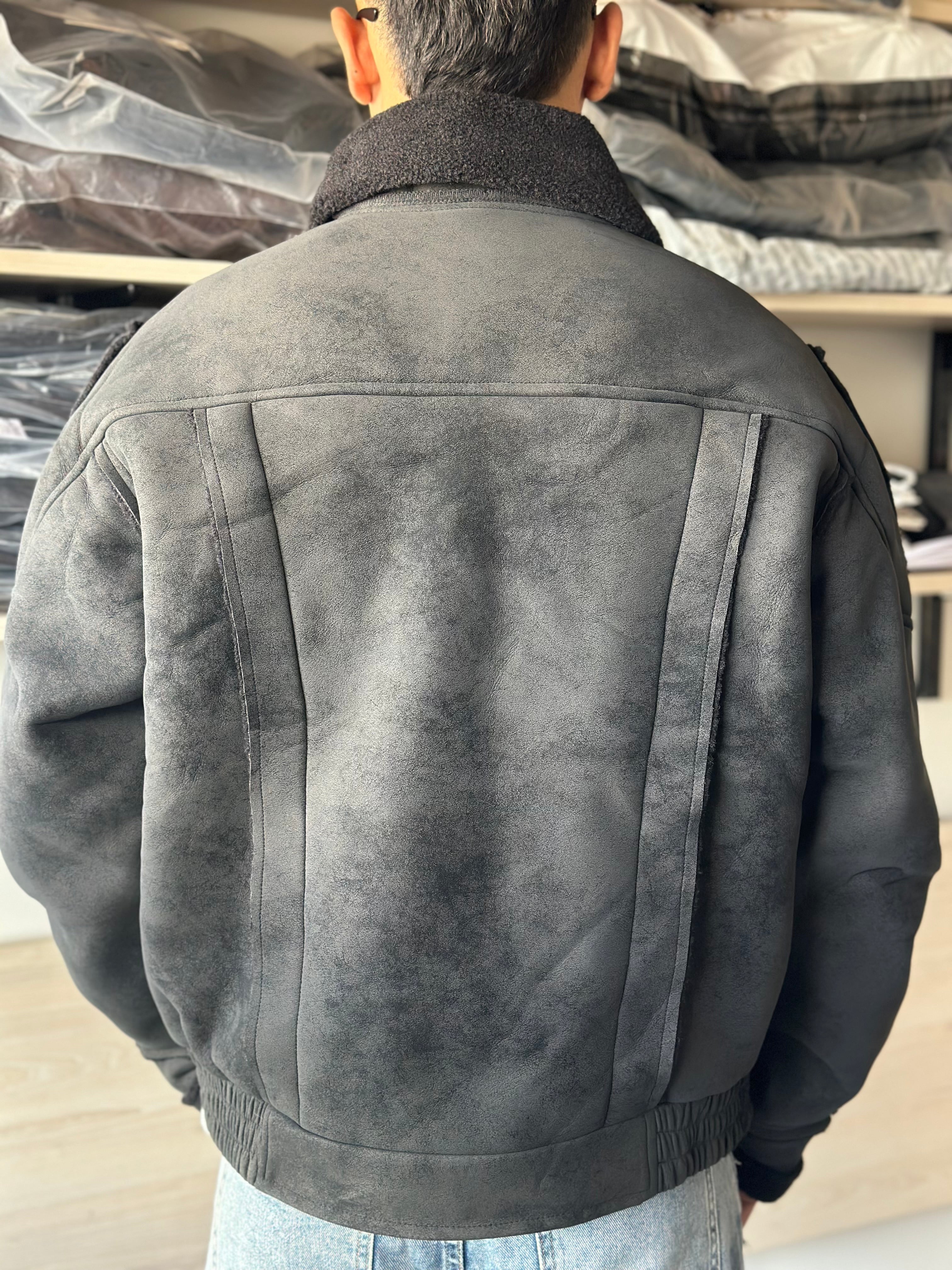 Chaqueta Aviador Krono Black