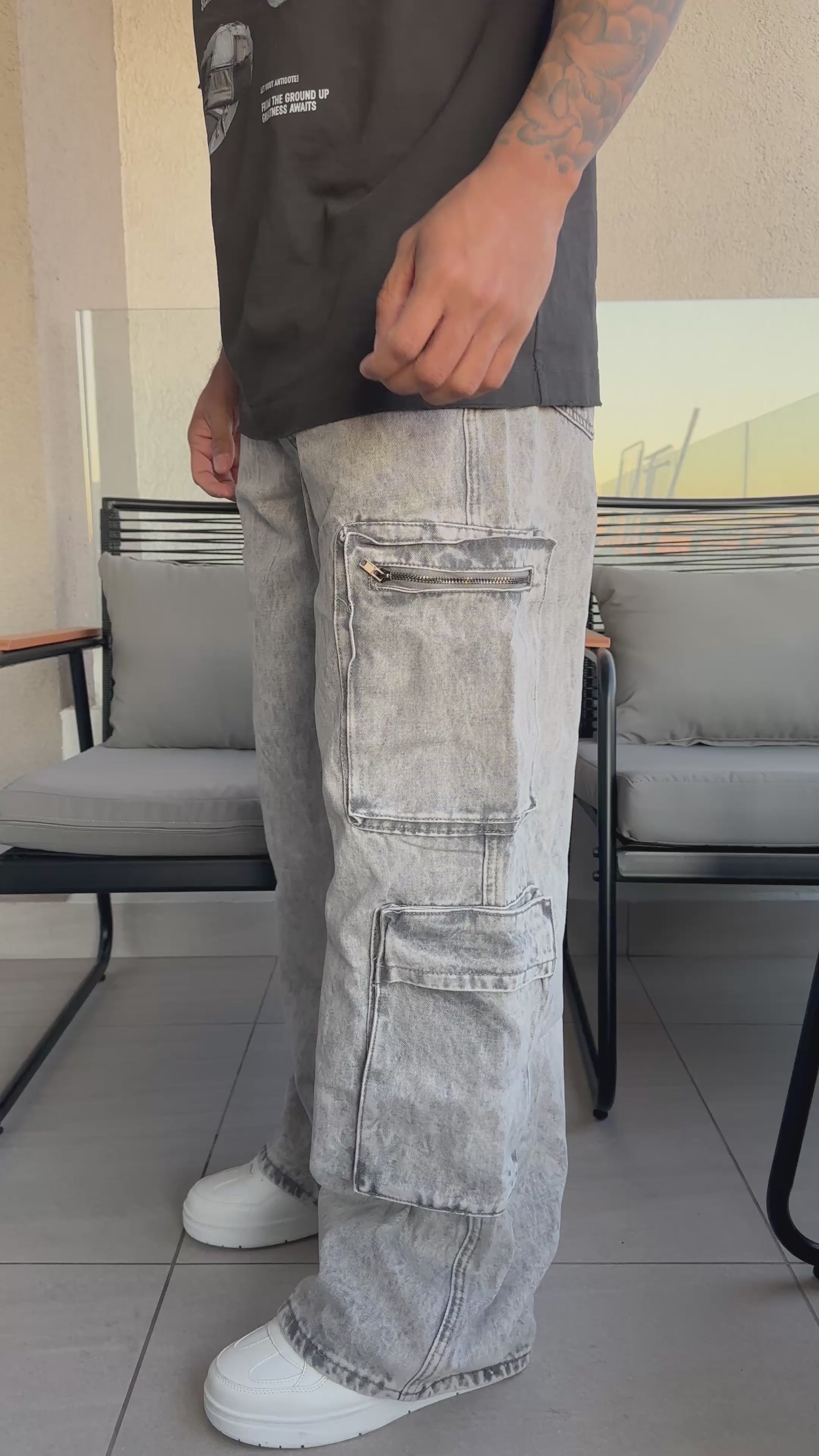 Jeans Cargo Baggy fit Vúlcano